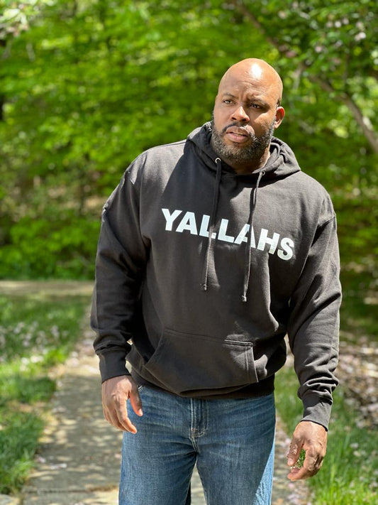 Yallahs Printed Hoodie - Black