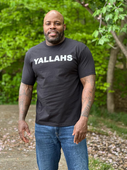 Yallahs Printed Short Sleeve T-Shirt - Black